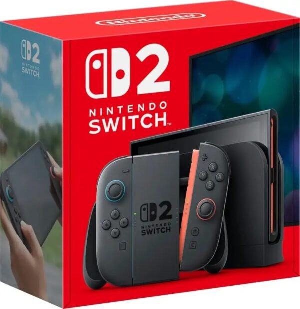 Nintendo Switch 2 with Red & Blue Joy-Con (Black)