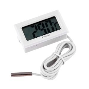 AptechDeals Mini LCD digital thermometer sensor wired for Room temperaure