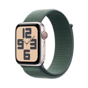 Apple Watch SE (2nd Gen, 2023) [GPS + Cellular 44mm] Smartwatch with Starlight Aluminum Case